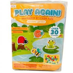 Play Again! Reusable Sticker Set - Sunshine Garden